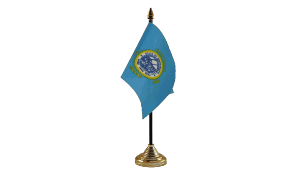 South Dakota Table Flags